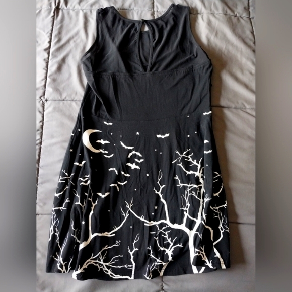 Too Fast spooky tree goth Halloween dress - Picture 5 of 13